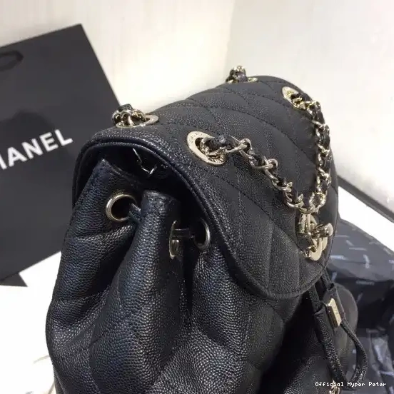 Hyper Peter BACKPACK CHANEL CAVIAR IN HARDWARE WITH GOLD 0612